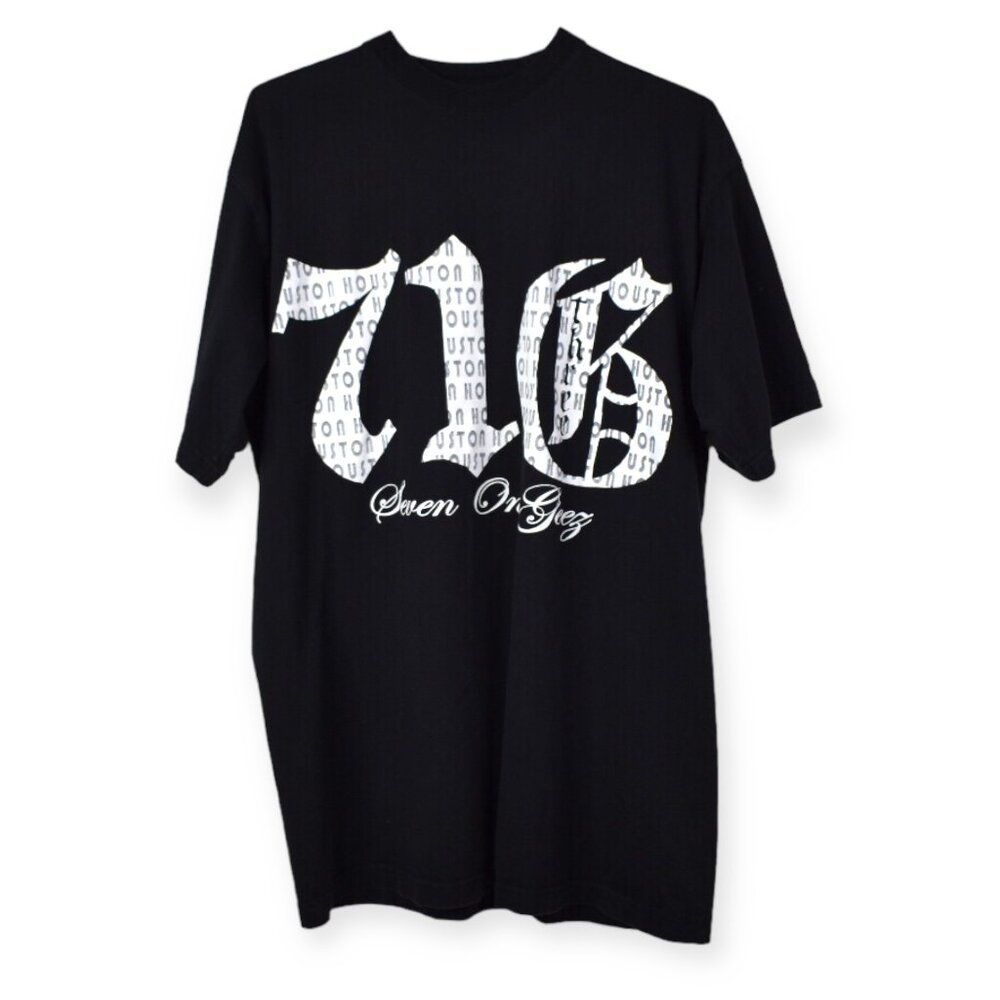 Dream USA Shirt XL Mens 71G Houston Seven One Geez 100% Cotton Graphic Tee 713